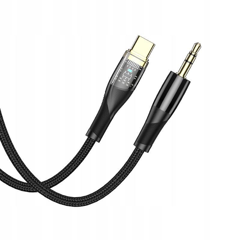 JELLICO kabel audio AUX Mini Jack 3 5mm na USB C 1 2m wytrzymale zlacza Kod producenta B21