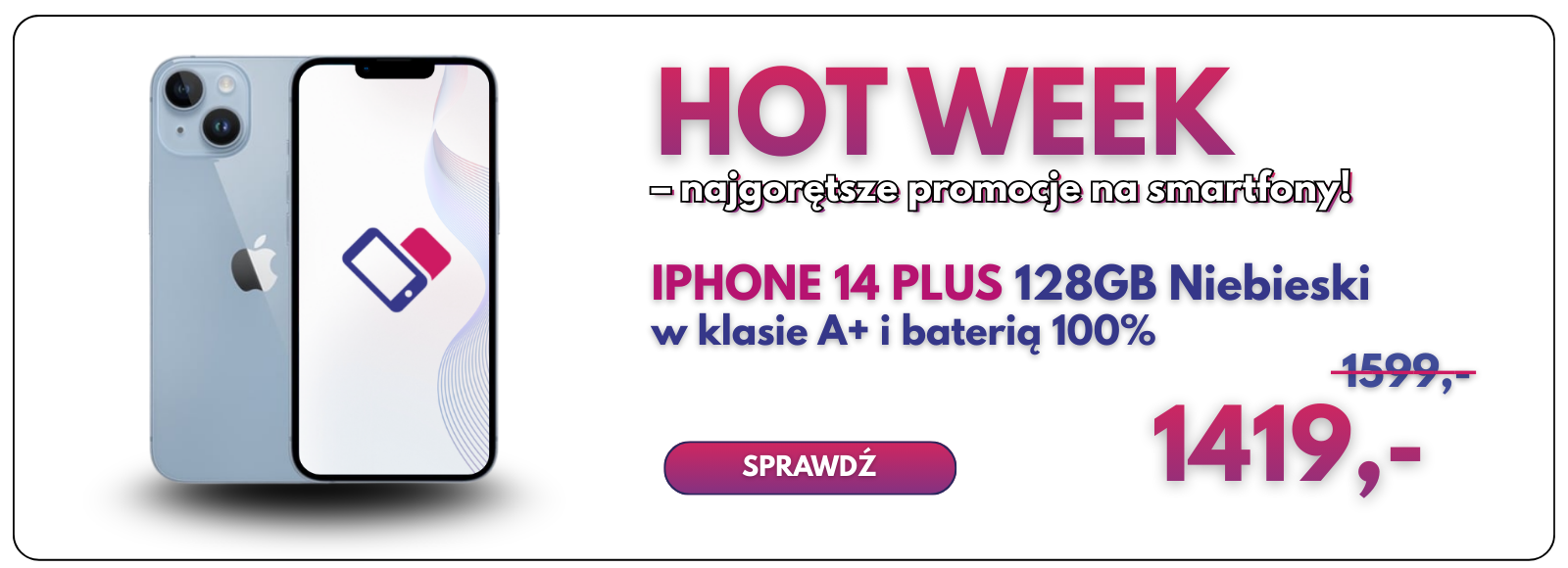 HOT WEEK – iPhone 14 Plus 128 GB w promocji iFonki
