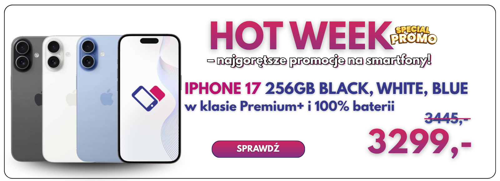 HOT WEEK – iPhone 17 256 GB w promocji iFonki