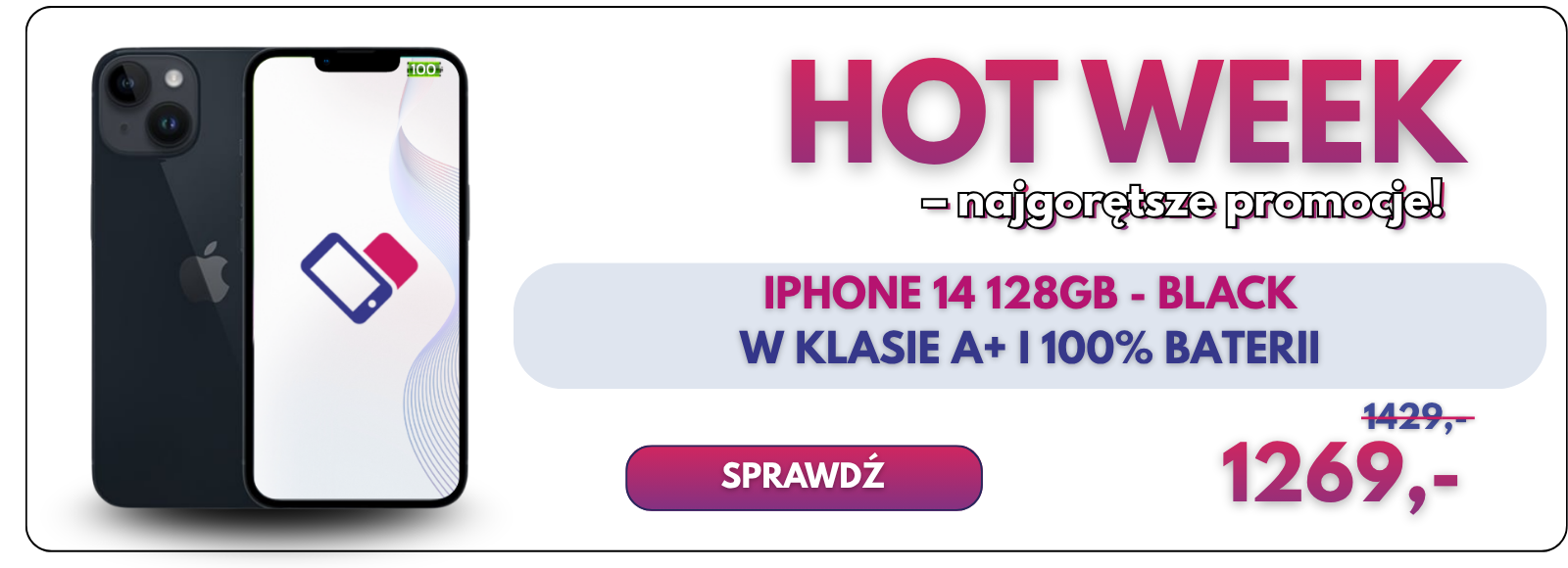 HOT WEEK – iPhone 14 128 GB w promocji iFonki